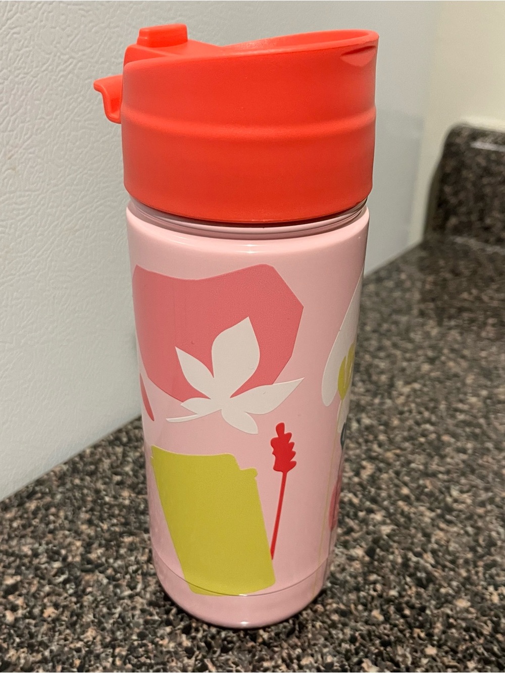 Starbucks Pink Tumbler with Red Lid and Miffy Tag - Picture 4 of 9